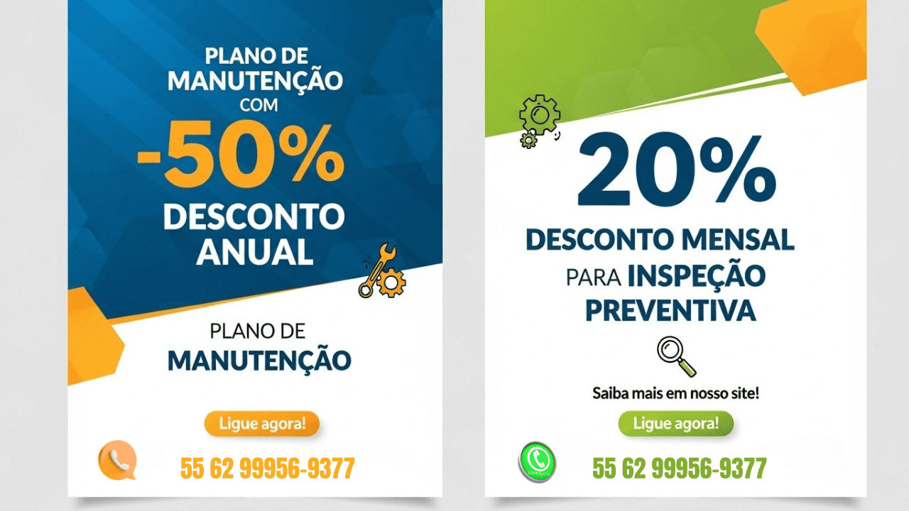 Plano de manutenção com desconto